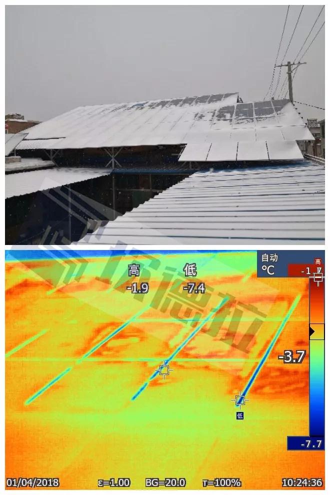 寒冷！光伏組件熱斑溫度實(shí)測！
