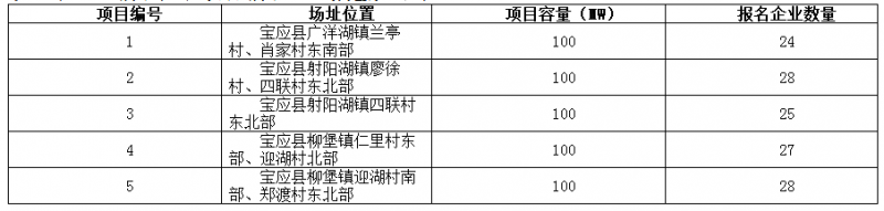 德令哈、格爾木、大同、泗洪等光伏領(lǐng)跑基地報(bào)名情況