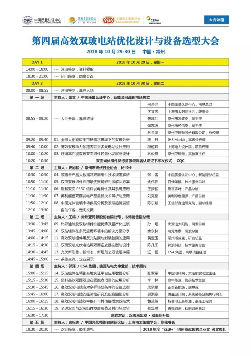 震驚！亞瑪頓、隆基、晶科、天合、英利、瑞元鼎泰、正泰、協(xié)鑫、比亞迪、錦州陽光等TOP15雙玻組件廠月底齊聚龍城！